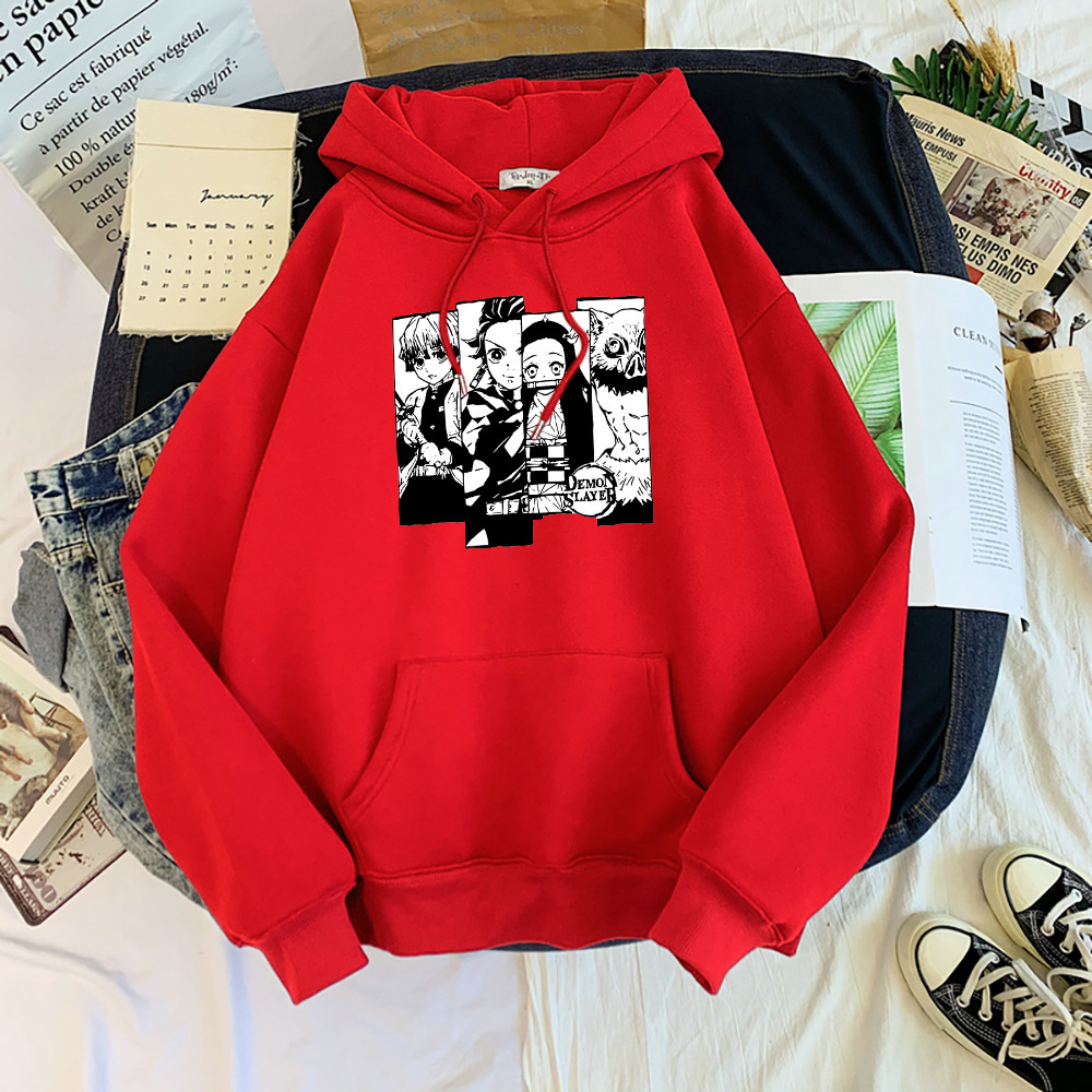 Anime Character TEAM Hoodies Harajuku Crewneck Clothing