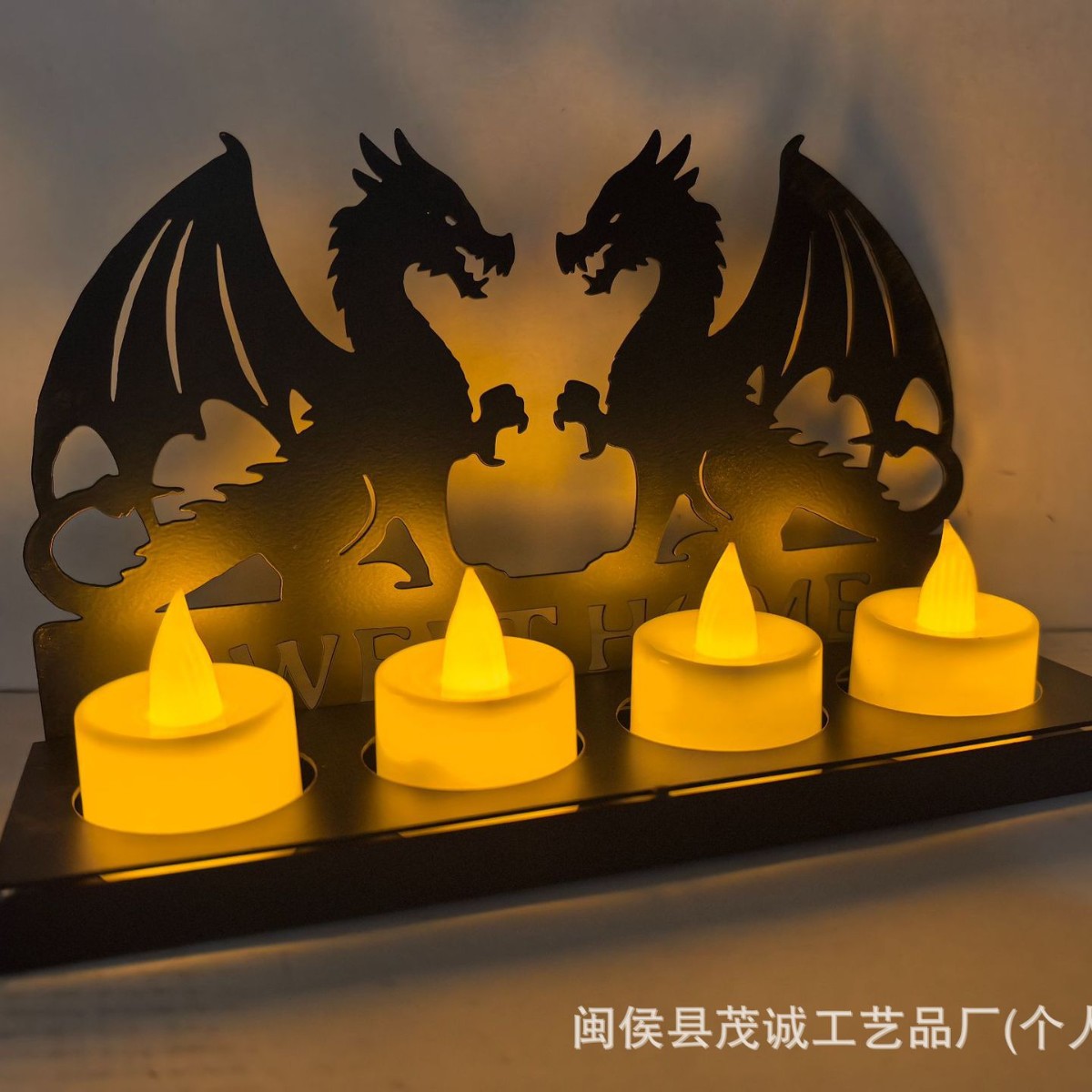 Трансграничная горячая продажа подсвечник TEMU складной металлический подсвечник Amazon ретро подсвечник Хэллоуин Рождественский подсвечник