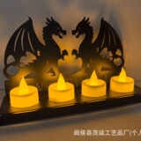 Трансграничная горячая продажа подсвечник TEMU складной металлический подсвечник Amazon ретро подсвечник Хэллоуин Рождественский подсвечник