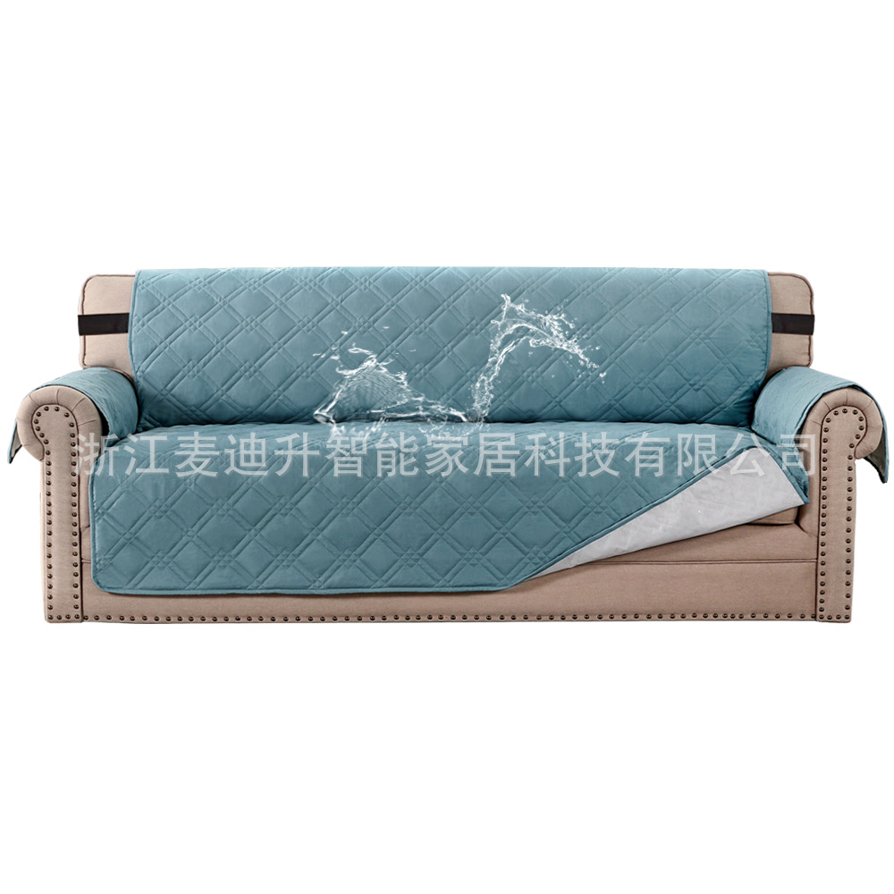Cross-Border Amazon Best-Selling Waterproof Sofa Cushion, High-End Anti-Slip and Anti-Scratch Pet Cover, Solid Color Sofa Cover, American Style
