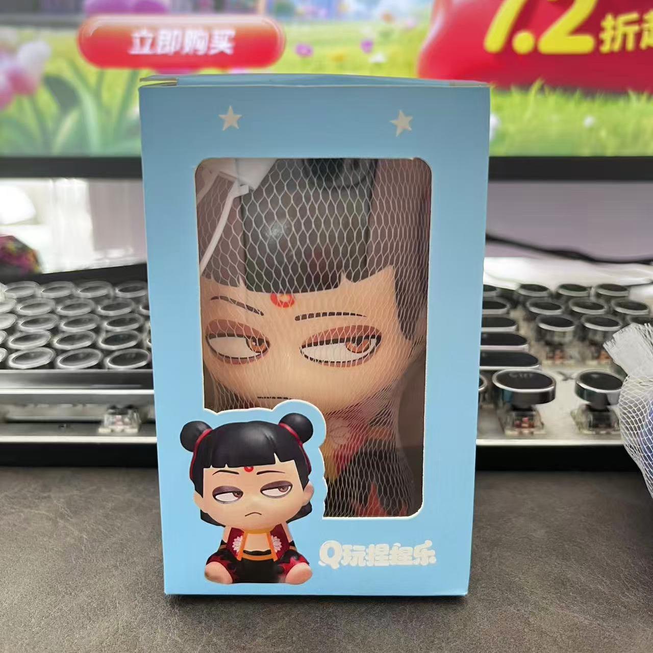 Pequeño dragón de leche pellizco pellizco lento rebote burbuja dragón juguetes niños niñas desempaquetar artefactos mágicos decoración de cabal