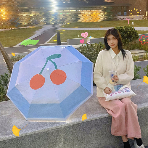 Sailor Moon Water Ice Moon Sun Umbrella Sun Umbrella Sunny Umbrella Sun Protection UV Anime Automatic Tri-fold Umbrella