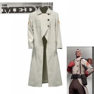 Team Fortress 2Cos Medical Soldier Doctor Medical Soldier Protagonist Uniform Cosplay Anime Costume