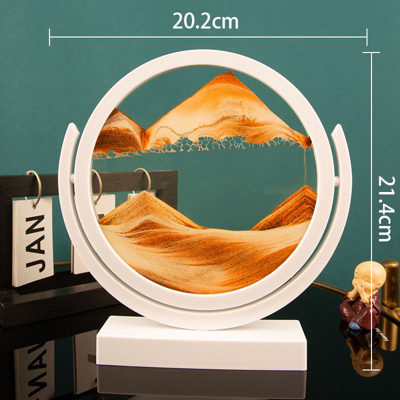 8inch 흰색 프레임-노란색