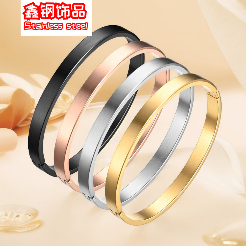 glossy bracelet stainless steel
