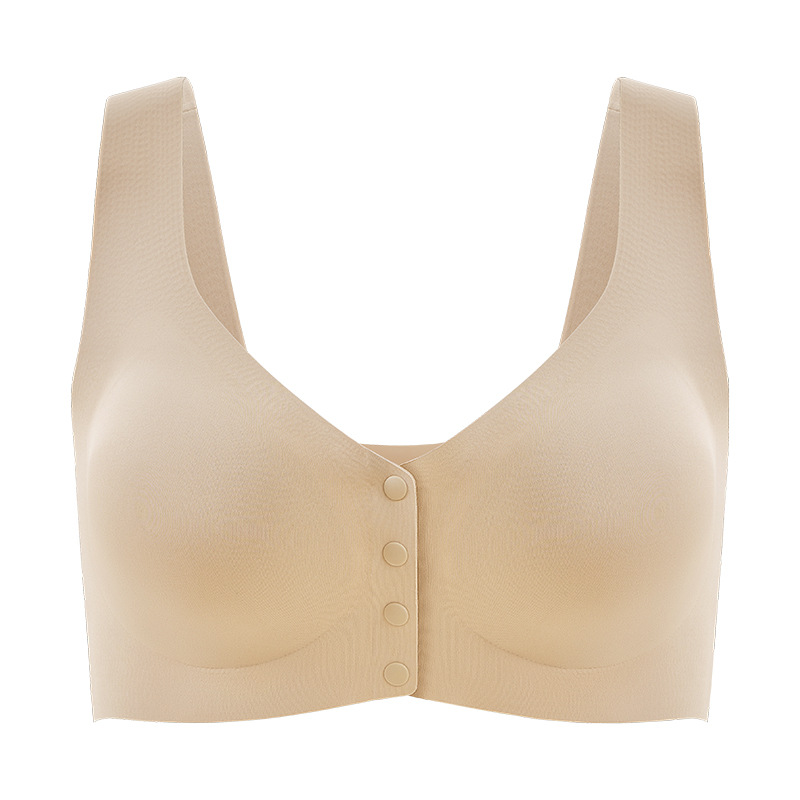 Supporting bra top, thin straps for breastfeeding, comfortable underwear, plus size