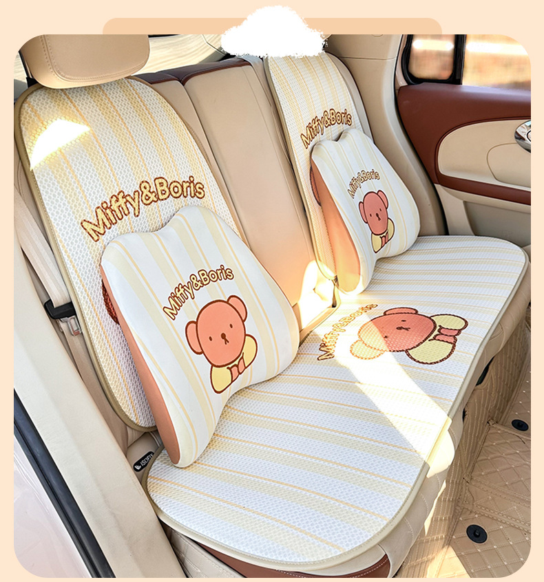 Car Waist Genuine Mifi Memory Foam Comfortable Car Seat Pillow Summer Cute Cartoon Car Pillow