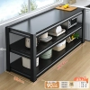 [Length 90 Width 30 Height 80—3 floors] Black kitchen countertop expansion