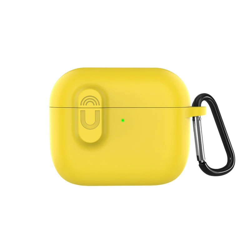 Apple, compatible silicone headphones, magnetic protective case