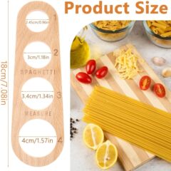 国境を越えた売れ筋のブナパスタ定規、麺測定器、キッチンガジェット、クリエイティブなイタリア製麺定規、麺測定器