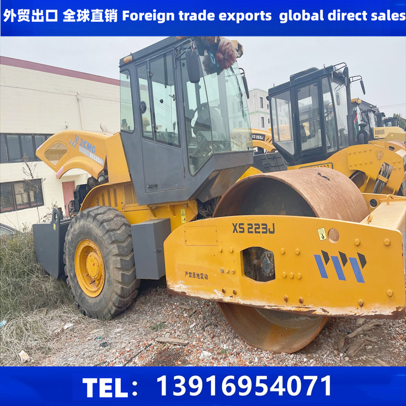 上海出口二手徐工22吨压路机 徐工XS223J二手压路机 上柴发动机