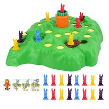 升级版第二代兔子陷阱越野竞赛保卫萝卜亲子桌游互动游戏儿童玩具
