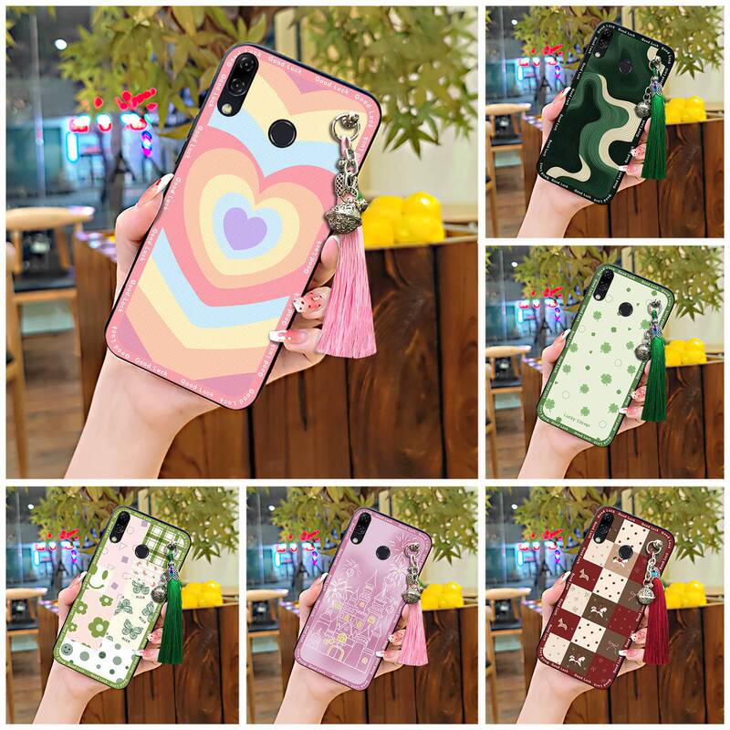 Suitable for Asus Mobile Phone Cases, Cute Cartoon Retro Bells, Dust-Proof Tassels, Heat Dissipation, Women's Style, Ancient Style, Trendy Texture