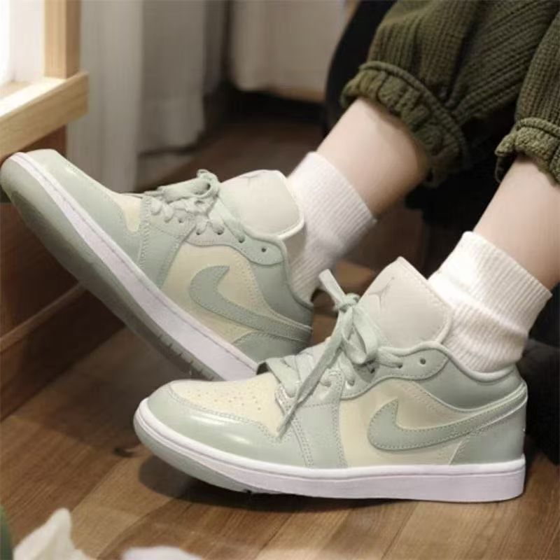莆田純正 AJ1 ロートップアッシュバスケットボールシューズアッシュ郭アレン男性と女性のスポーツシューズクロスボーダー卸売|undefined
