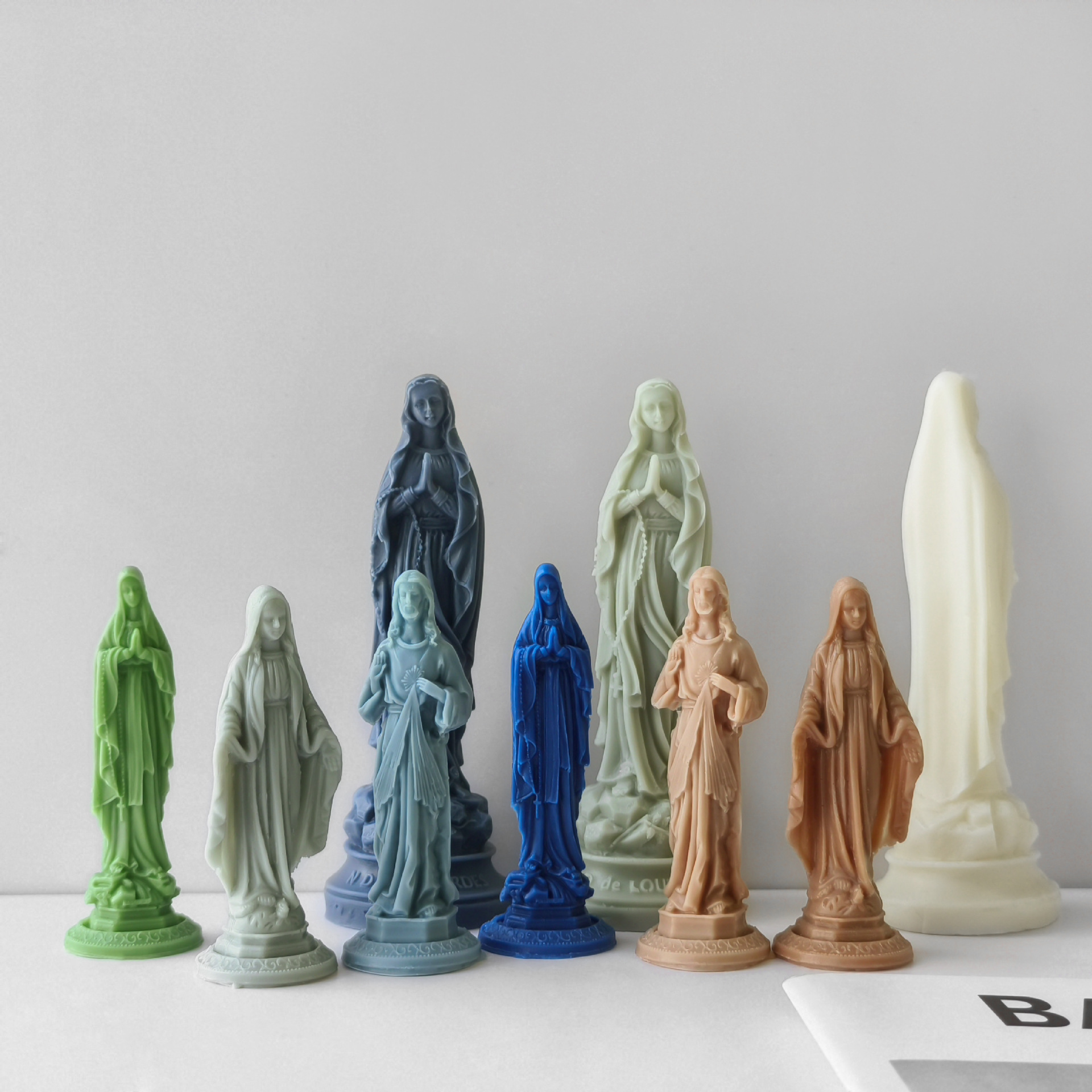 INS estilo europeo retrato de escultura molde de banano molde DIY expansión de perfumes adornos de banda magnética molde de goteo de goma