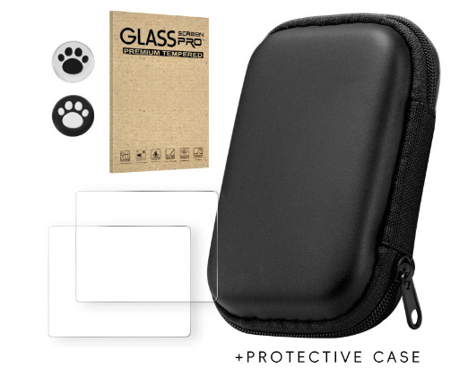 R36S bolsa de almacenamiento de mano R35S R35Plus RGB20S XU10 accesorios de la consola de juegos carcasa protectora película templada