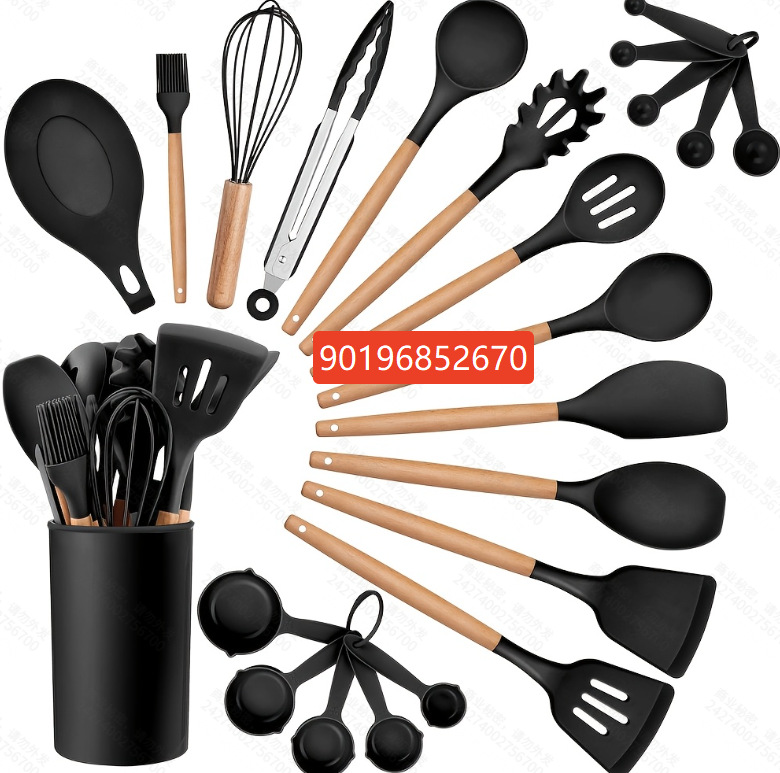 Edición luz utensilios de cocina 17 unidades traje medición espátula barril herramientas Cocina
