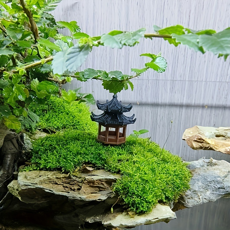 2026款 H3419 跨境外贸新款一件代发花园凉亭装饰树脂水族箱|ms