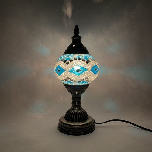 Handmade DIY Turkish Mosaic Glass Lamp Kit Parent-child Children Couple Interactive Gift Bedside Table Lamp