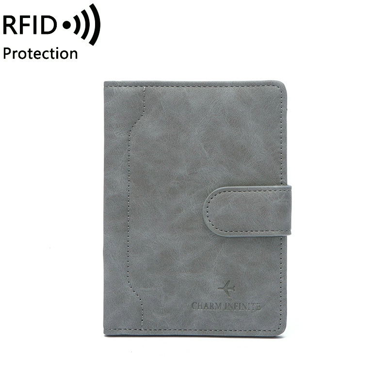 Портмоне-органайзер для паспорта, RFID-блокировка, обложка из кожи, размер 14.8×11×1 см