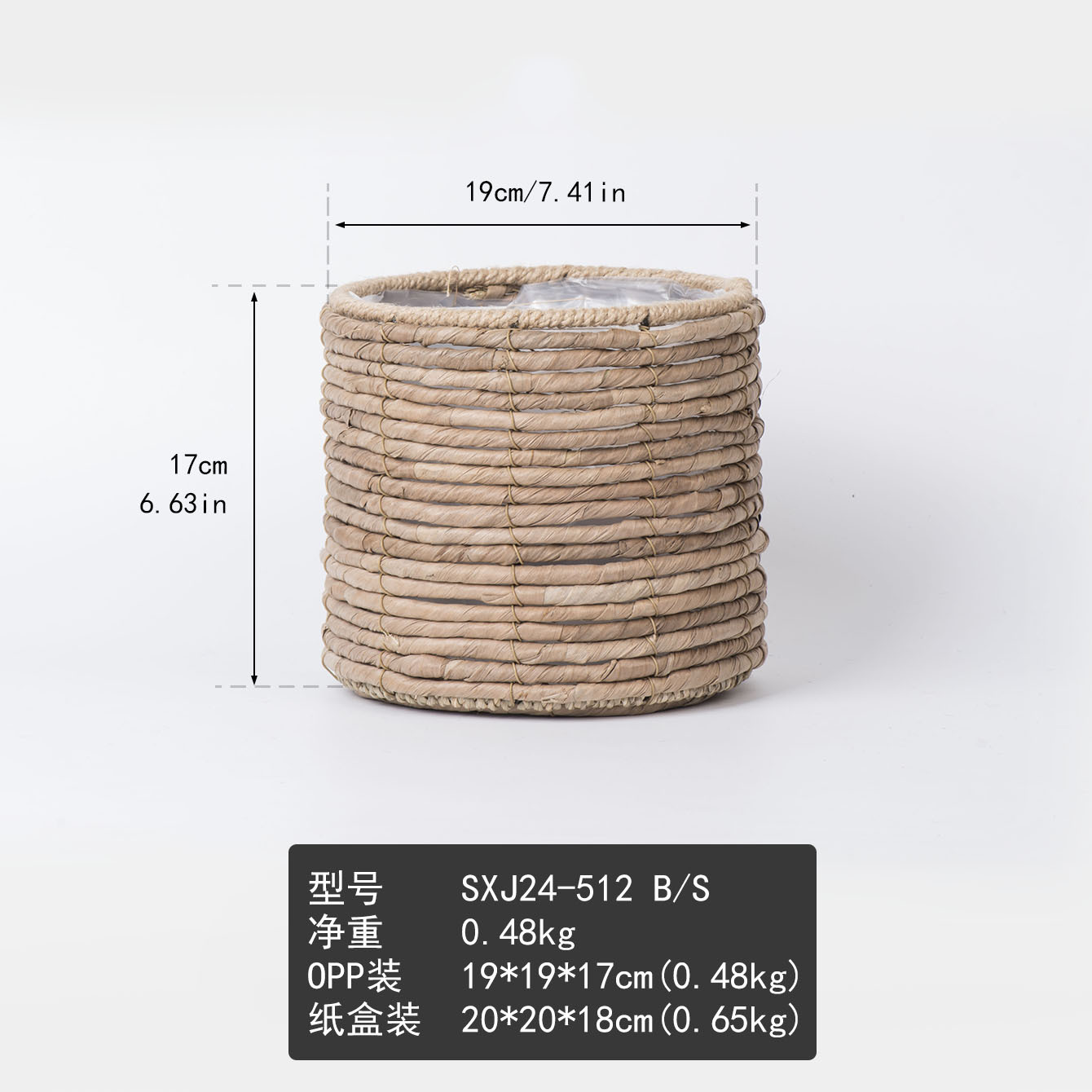 Nórdico simple tejido maceta de flores redonda cestas de flores verdes cestas de hierba de plantas grandes macetas decorativas para el hogar