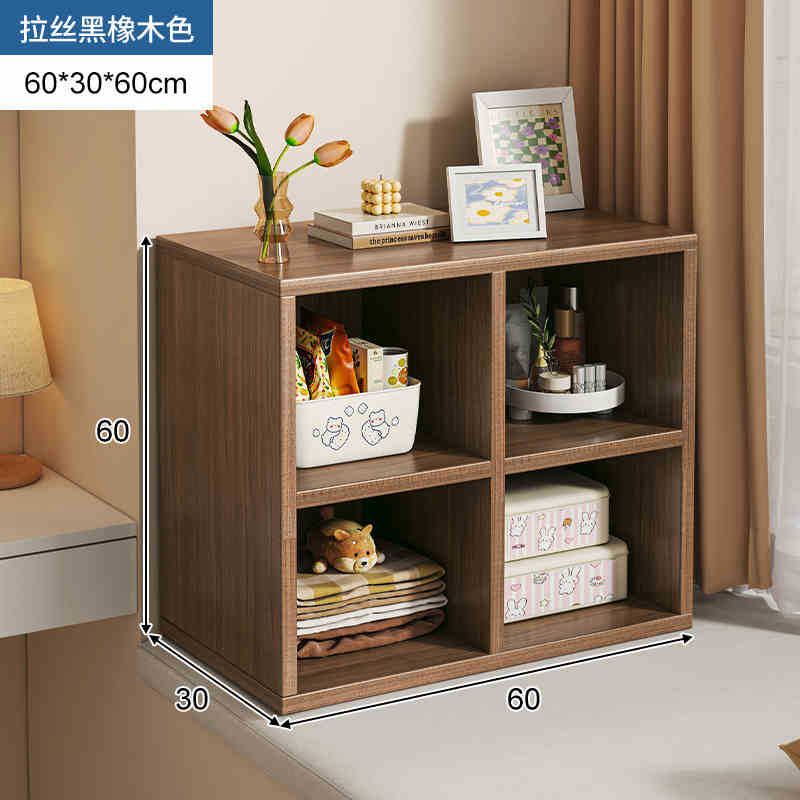 Librería pequeña en el balcón, ventana salediza, estantería, alféizar de la ventana, armario de almacenamiento, armario de almacenamiento, estante dividido de varias capas simple