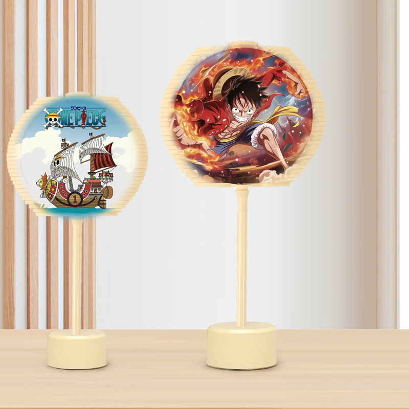 新款哪吒哪扎玩具魔童旋转棒棒糖双面敖丙川剧脸谱变脸解压螺旋摆|undefined