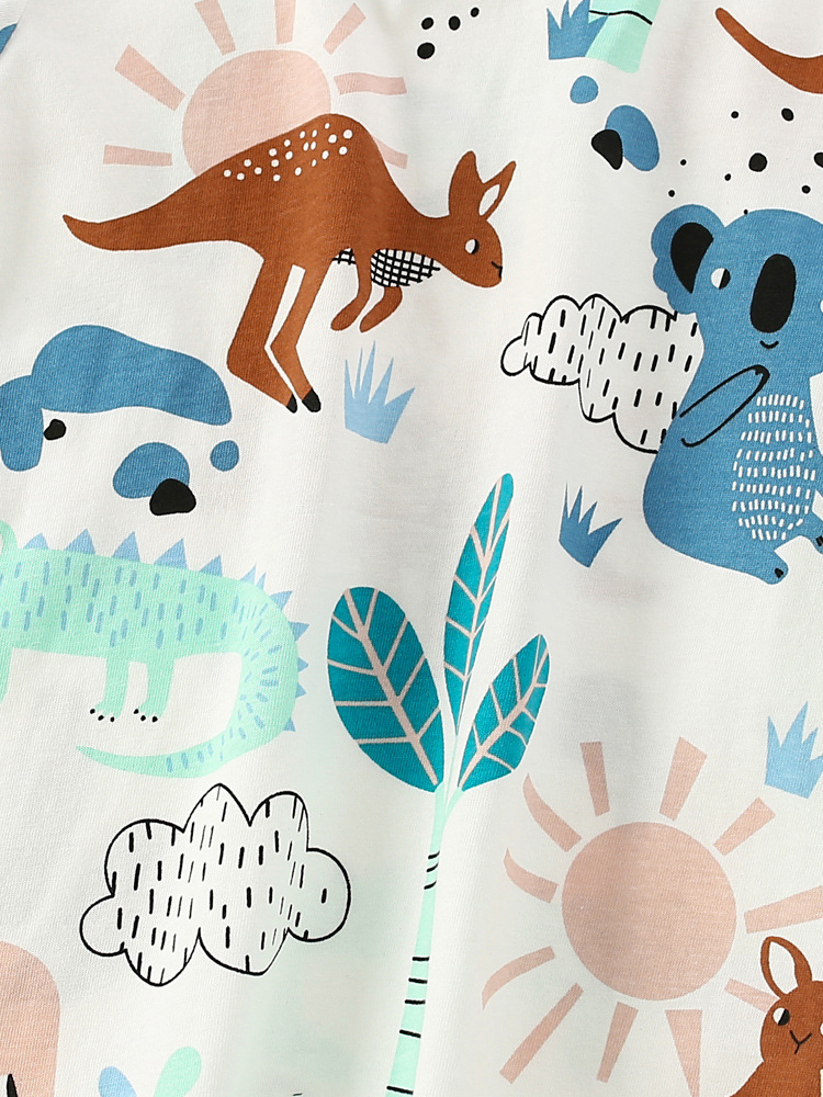Malwee niños de manga corta ropa de verano nueva camiseta de cuello redondo impresa europea y americana para niños guapo camiseta infantil