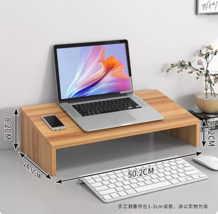 사무실 노트북 상승 랙 스테이션 스토리지 랙 데스크탑 스토리지 박스 데스크탑 모니터 지원