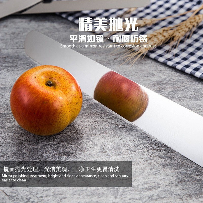 厂家直销不锈钢直曲抹刀蛋糕裱花抹面脱模刮刀烘焙工具黄油奶油抹|undefined