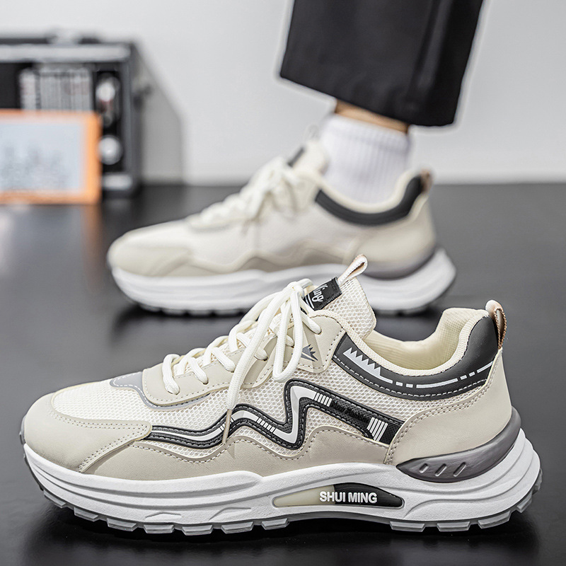 Zapatos de hombre de verano nuevos zapatos de deporte transpirables tendencia juvenil zapatos casuales suaves antideslizantes zapatos de carrera