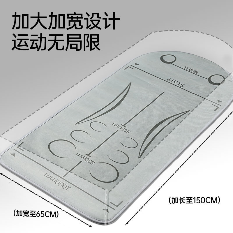 新款健腹轮专用垫男士健身训练垫防滑减震静音加厚加大加宽平衡垫|undefined