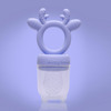 Children's chewy silica gel fruit pacifier for fruits and vegetables for supplementary food
