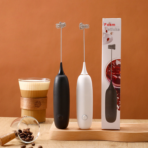 Milk frother handheld electric milk frother household roasted coffee blender milk frother small milk frother