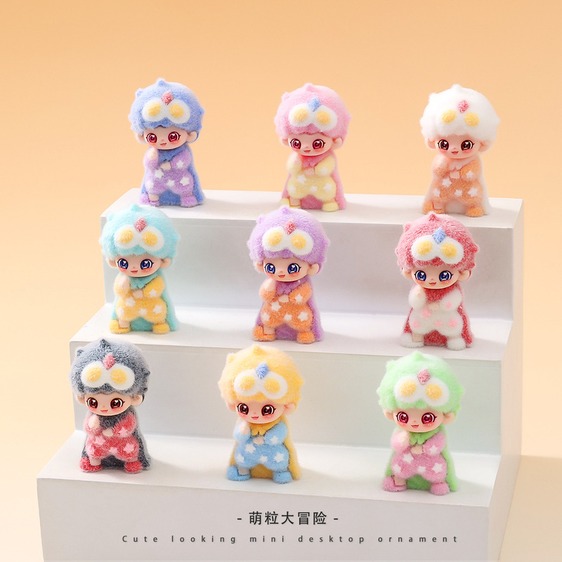 Flocked Dynamic Superhero Cute Figurines DIY Doll Accessories Mini Car Desktop Ornaments Wholesale Flocked Dynamic Superhero Cute Figurines DIY Doll Accessories Mini Car Desktop Ornaments Wholesale