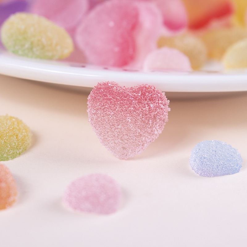 Caricatura amor graduado goma de resina diy accesorios pegamento crema caja de teléfono móvil clip de pelo accesorios para el cabello al por mayor