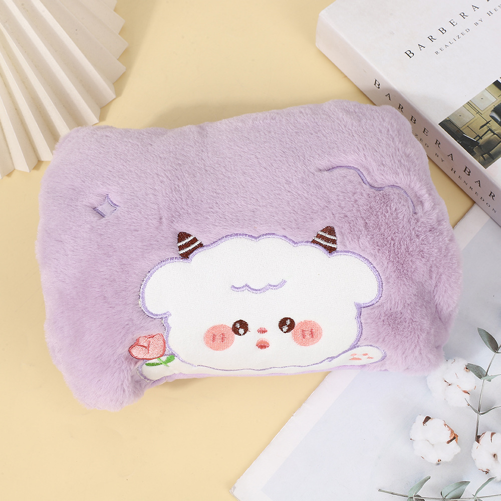 탈부착 및 세탁 가능-[보라색 양고기]