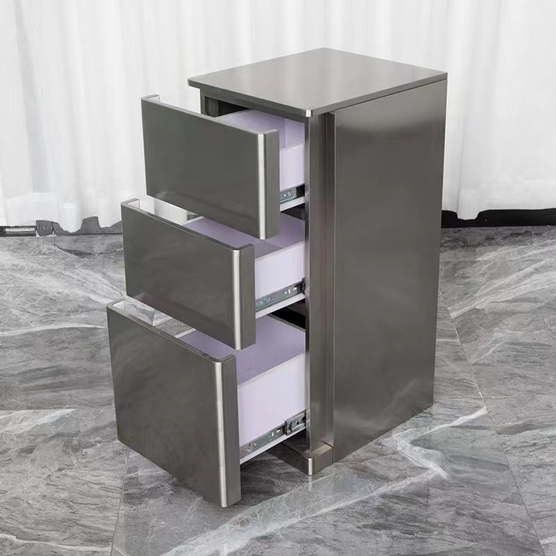 33_3단 고급 사각 둥근 모서리 도구 캐비닛-78x30x40cm