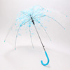 Umbrella transparent umbrella cherry blossoms long -handle umbrella transparent umbrella umbrella super beautiful literary and fresh long -handle umbrella multi -color