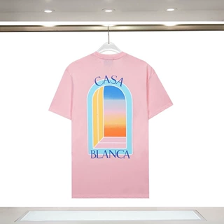 卡萨布兰卡CASABLANCA印花短袖T恤古着独立站跨境电商
