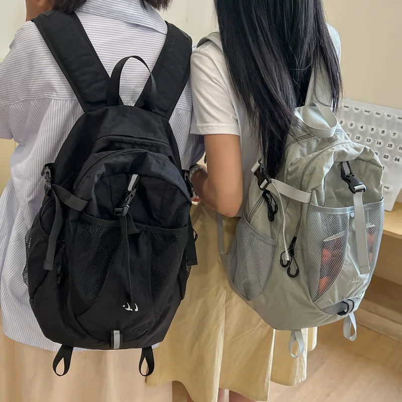 Space travel sports capacious backpack, shoulder bag, climbing school bag for hiking, for students