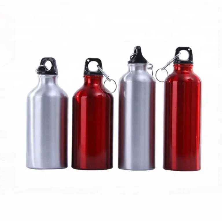 Handheld thermos outside climbing, teapot