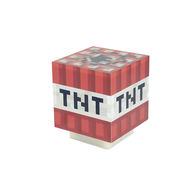 Minecraft TNT бомба настольная ночь игрушки модель атмосфера свет подарок на день рождения
