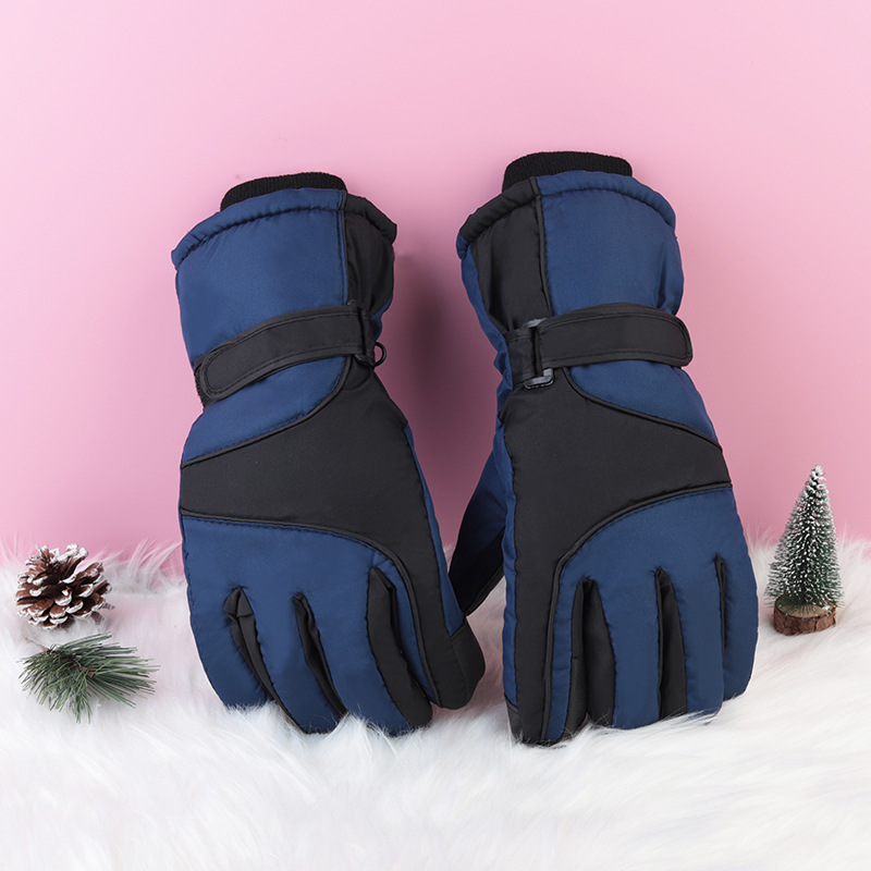 Guantes personalizados con logotipo de texto publicitario para enviar regalos corporativos de invierno para hombres y mujeres guantes calientes impresos personalizados