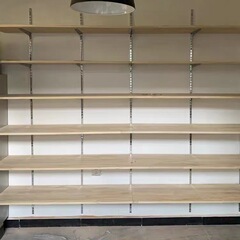 不锈钢AA柱【】服装店展示上墙槽条 货架展柜立柱A柱竖条配件居家