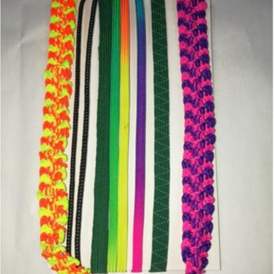 厂家供应彩色弹力带 服装彩色松紧带 环保涤纶纱织带 走马橡筋带