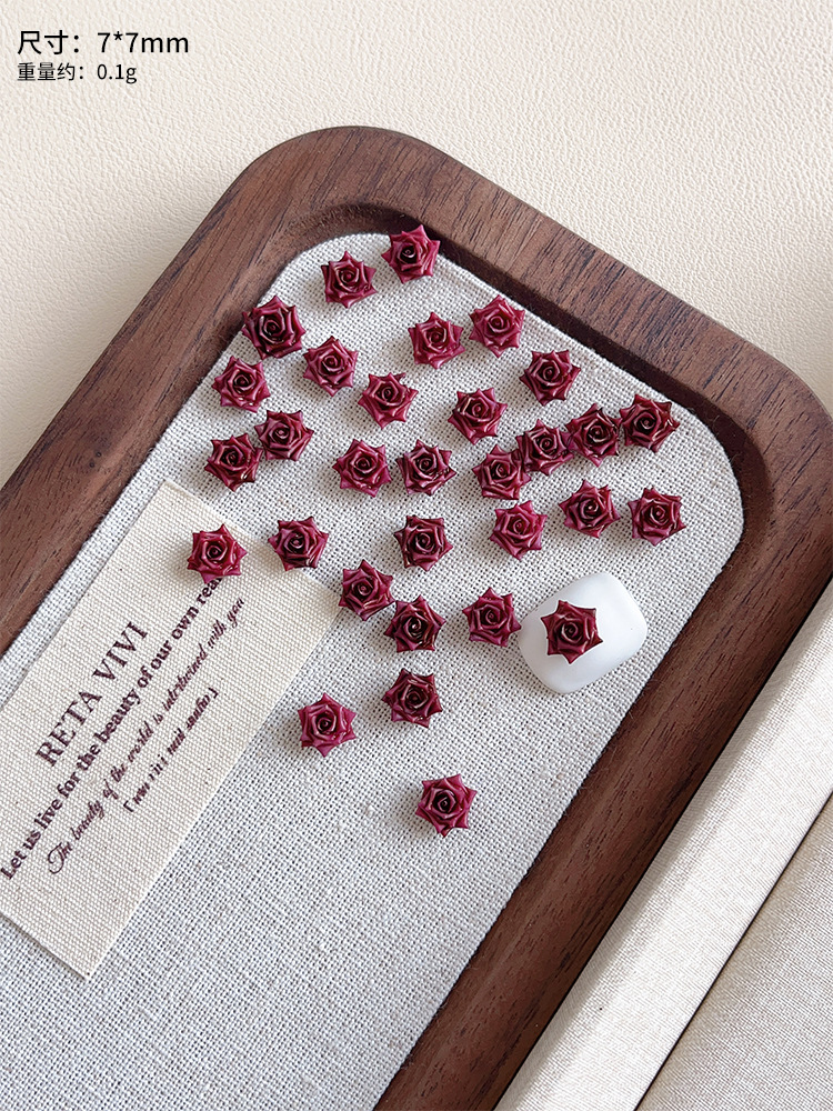 싱글 드라이 로즈 7*7 동백#05