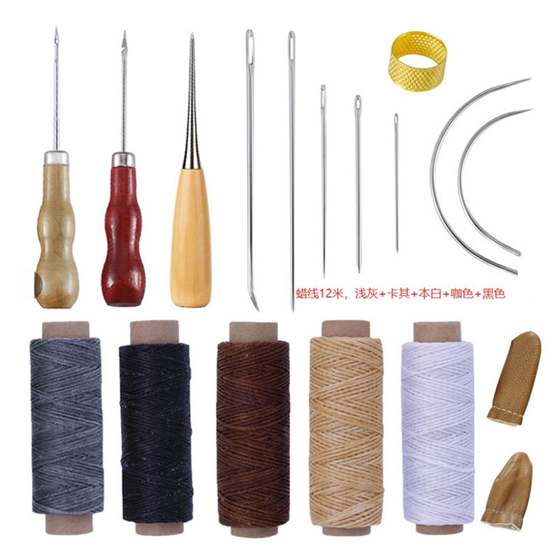 Herramienta de cuero hecha a mano bricolaje traje de cuero herramientas de corte de diamante punzón hecho a mano Bolsa De cuero herramienta