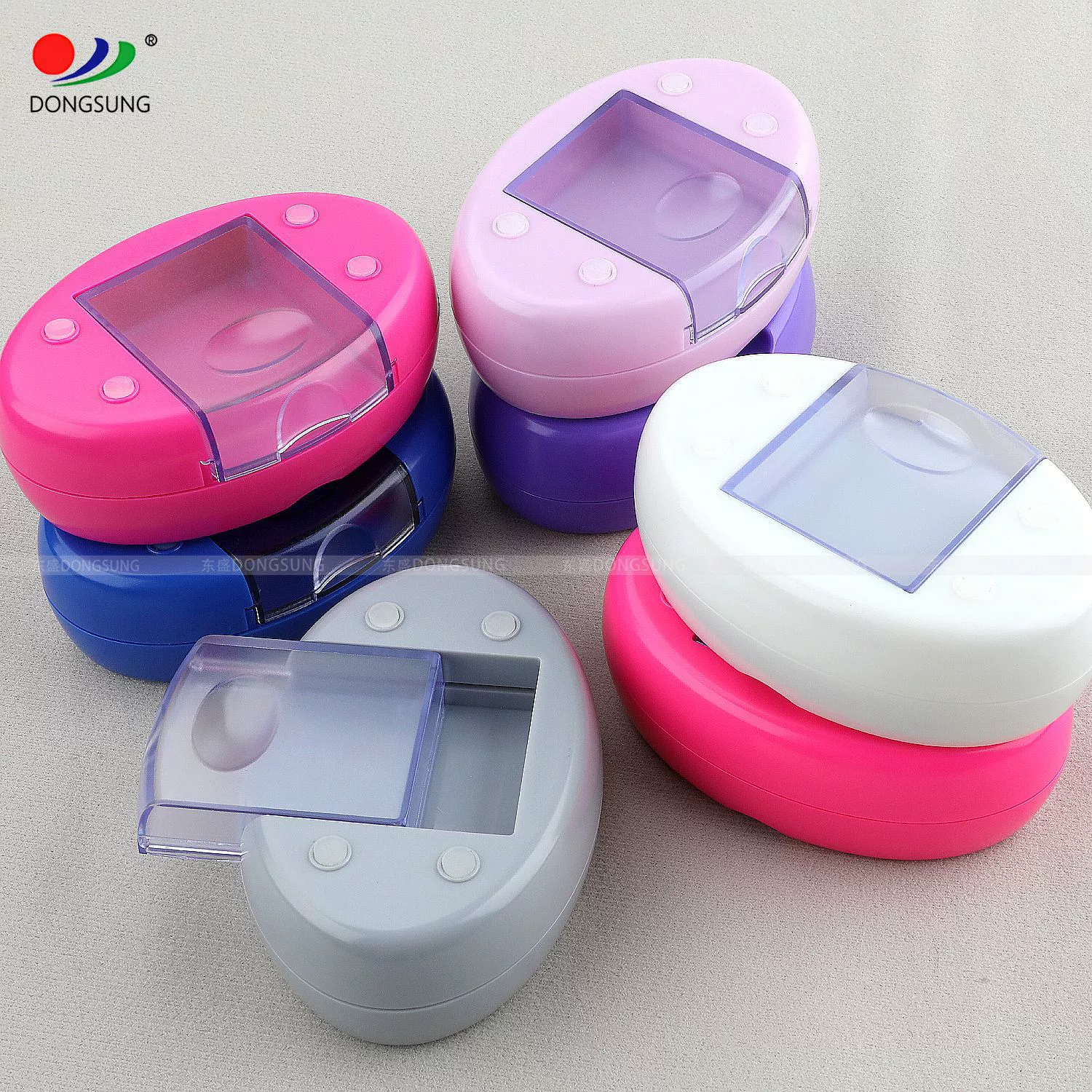 磁吸装针放针带磁收纳盒 椭圆形盒子 强磁带抽屉珠针磁力盒子