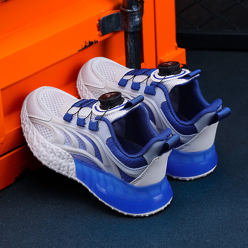 Children's Sports Shoes 2024 Spring and Summer Boys Single Mesh Breathable Sports Shoes Girls Soft Sole Casual Shoes White Shoes Wholesale